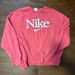 Pink Nike crewneck